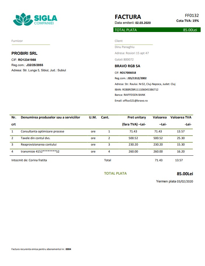  Minol USA business utility bill 